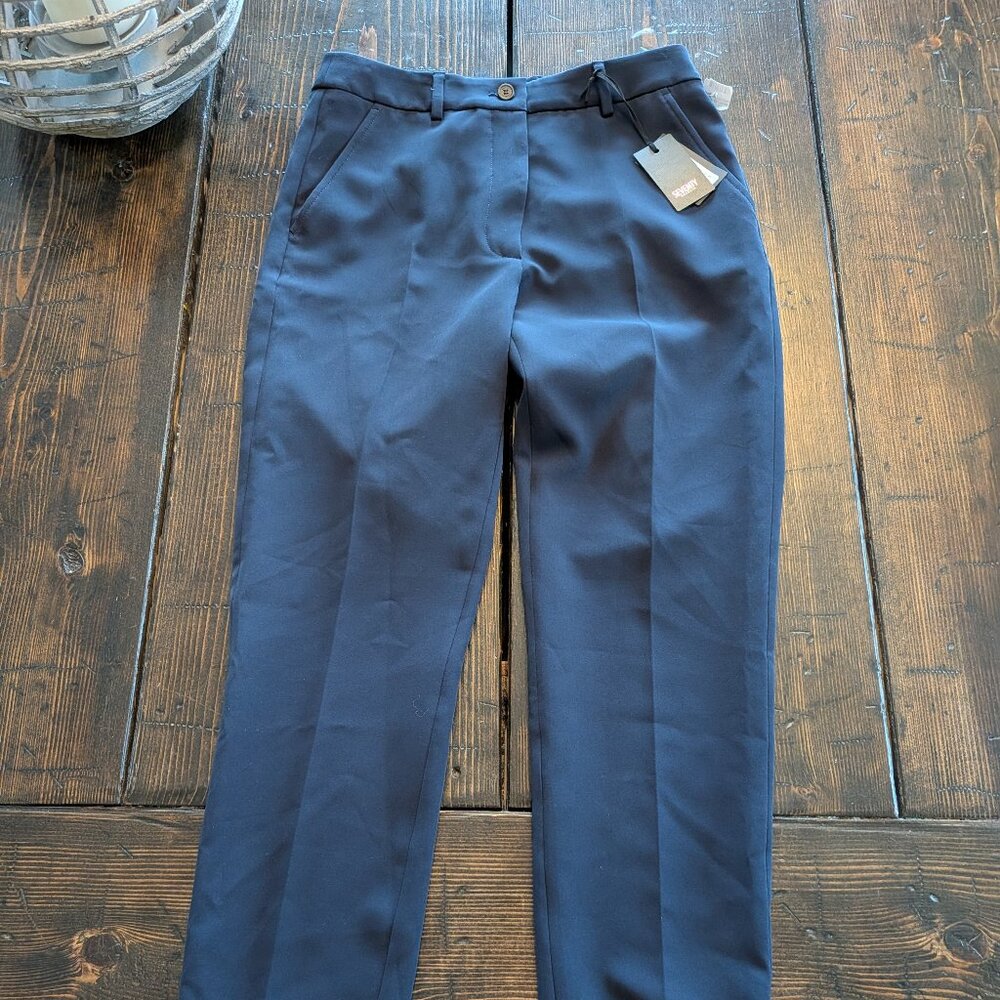 Seventy Venezia Navy Blue ankle length pants size 4 (it 40) NWT